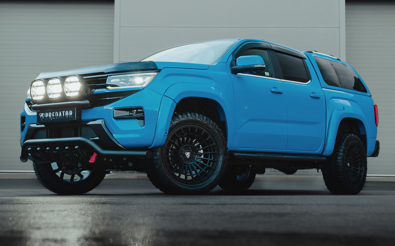 Mid blue Predator build for new VW Amarok