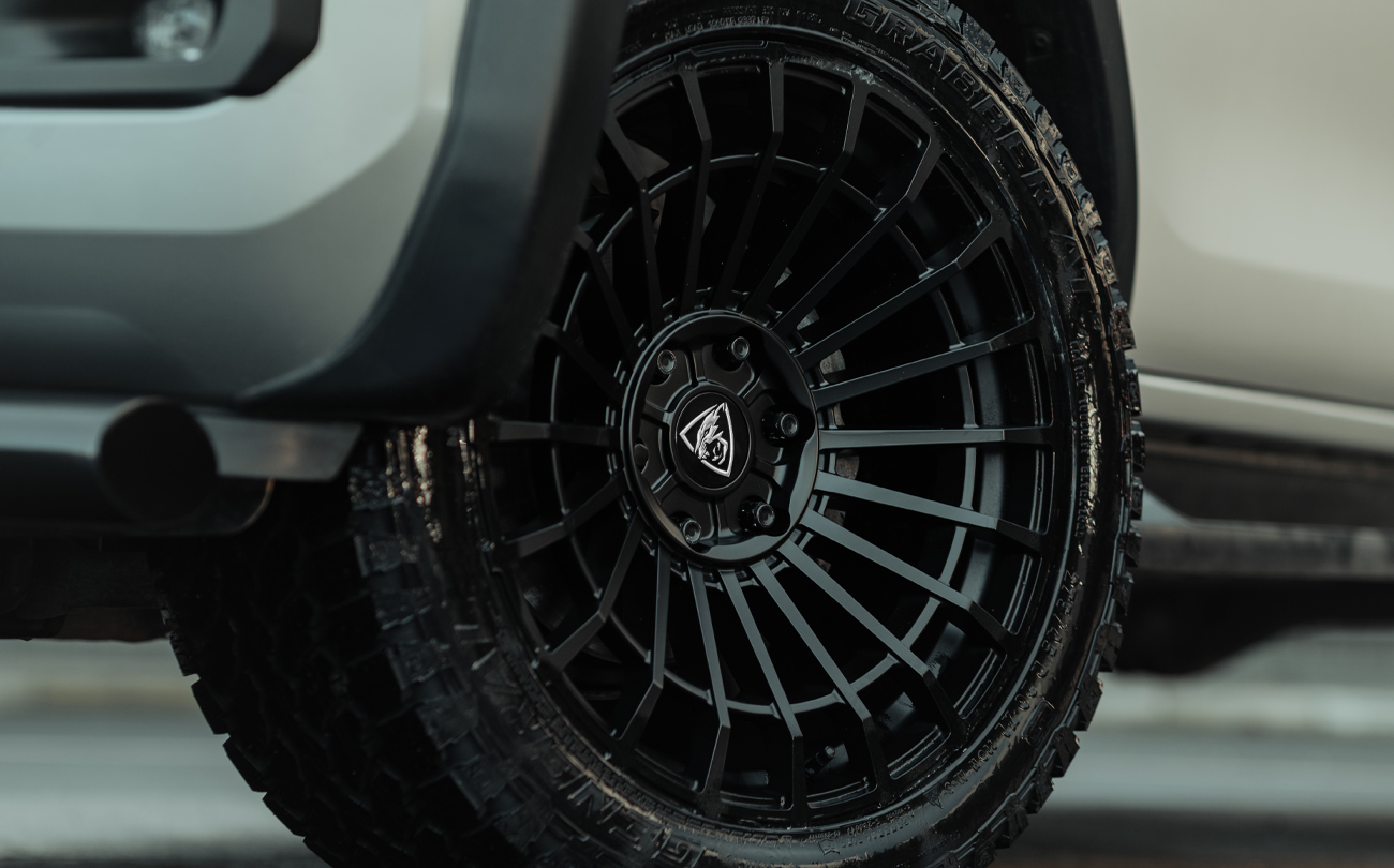 20 inch black Predator Iconic alloys for Toyota Hilux GR Sport