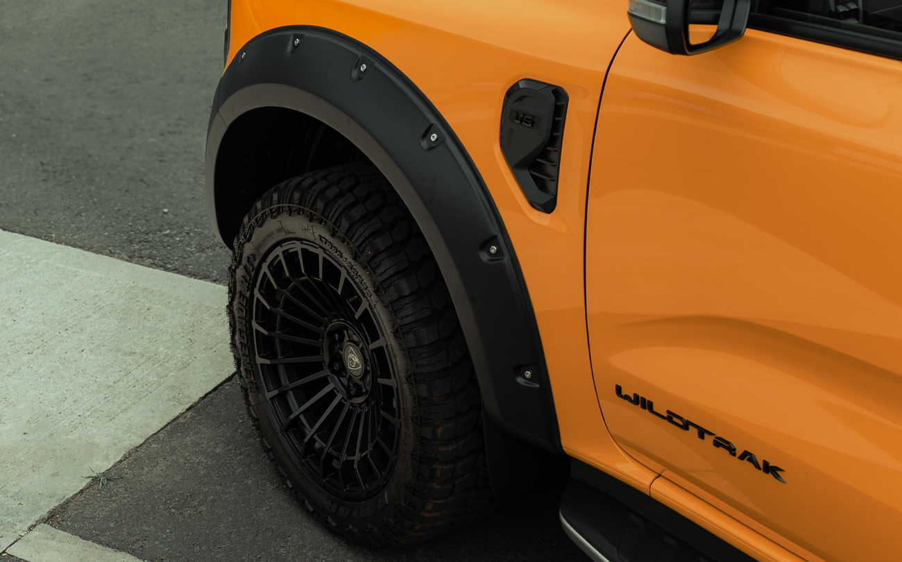 Predator wheel arches and alloys for new 2023+ Ford Ranger