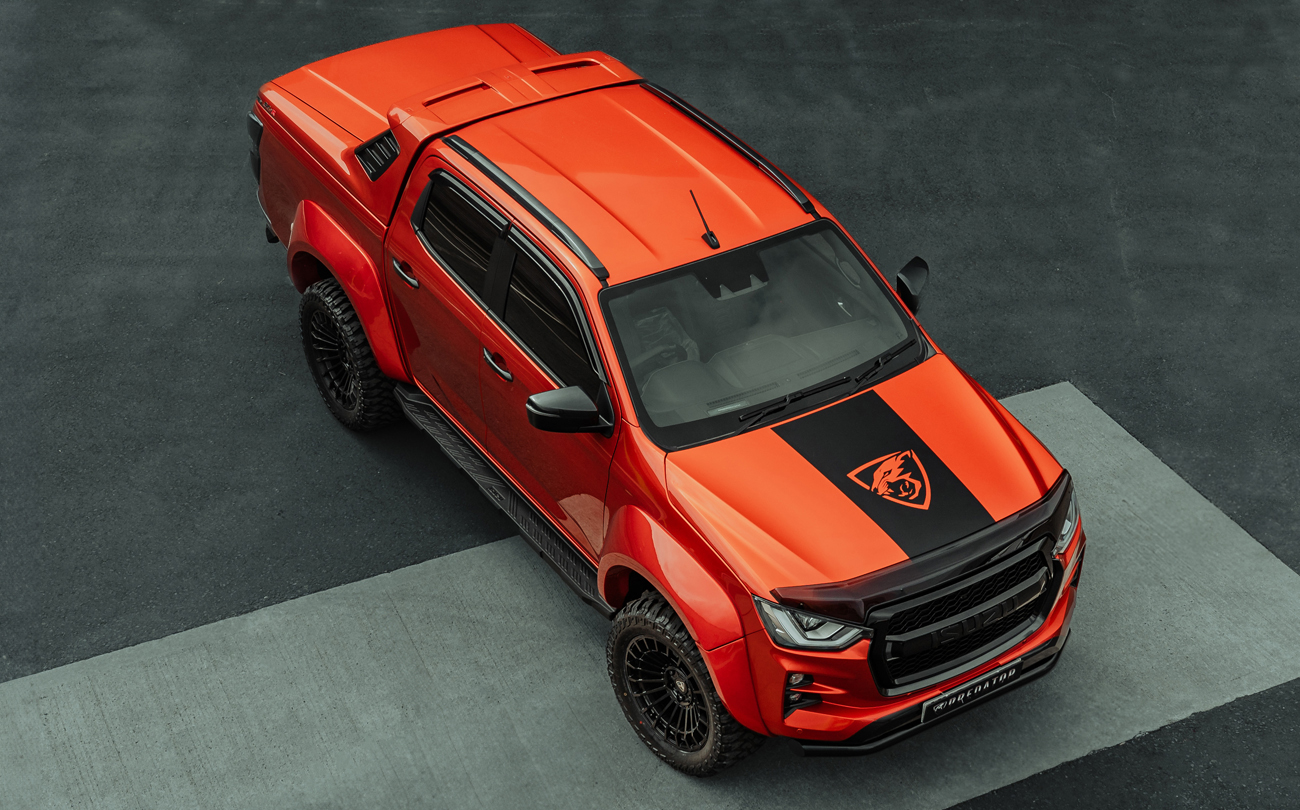 Predator body kit for Isuzu D-Max in Valencia Orange