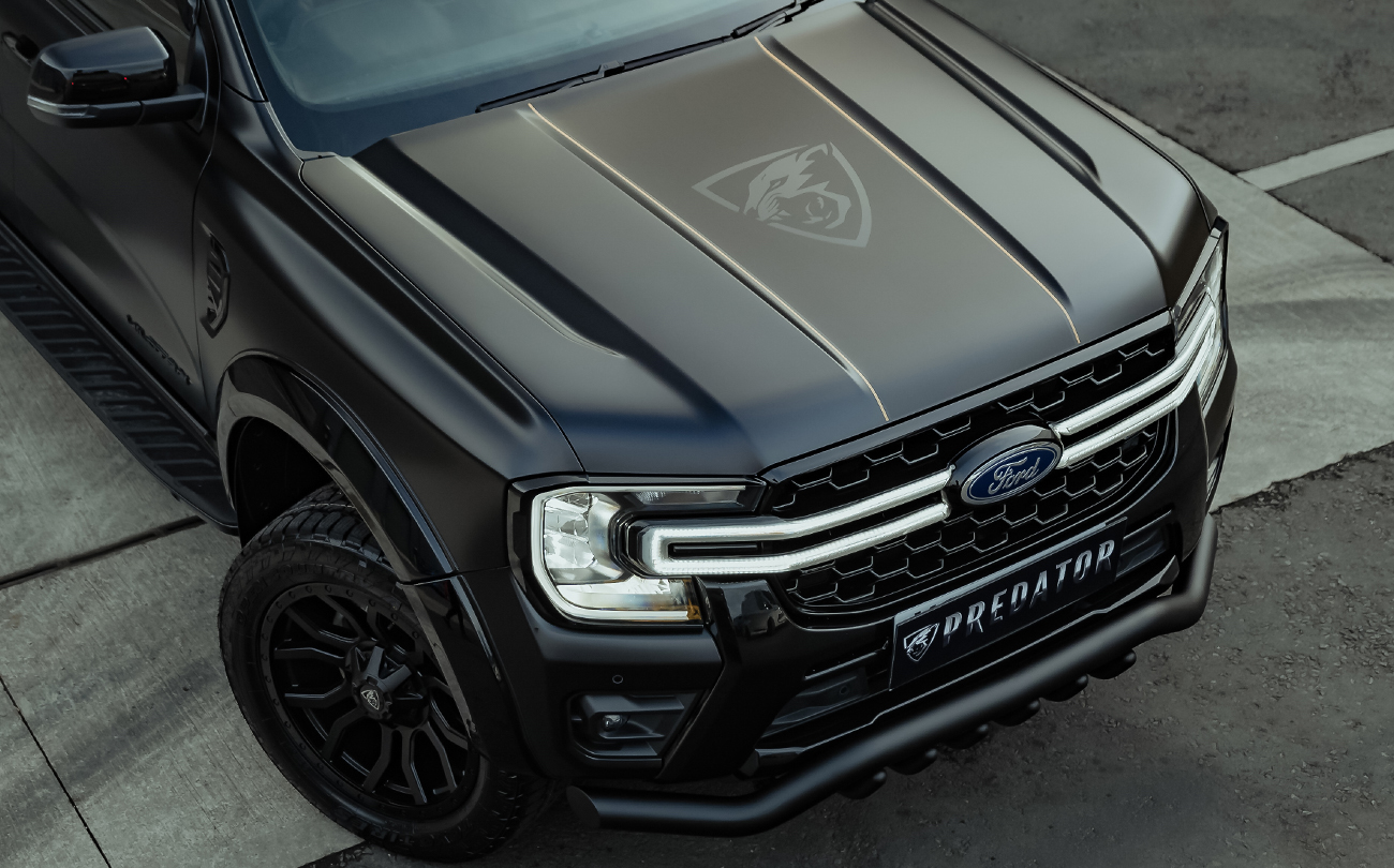 Satin Black Predator build for next-gen Ford Ranger