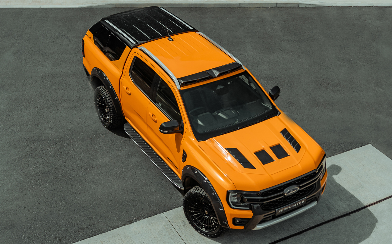 Cyber Orange Ford Ranger Predator build