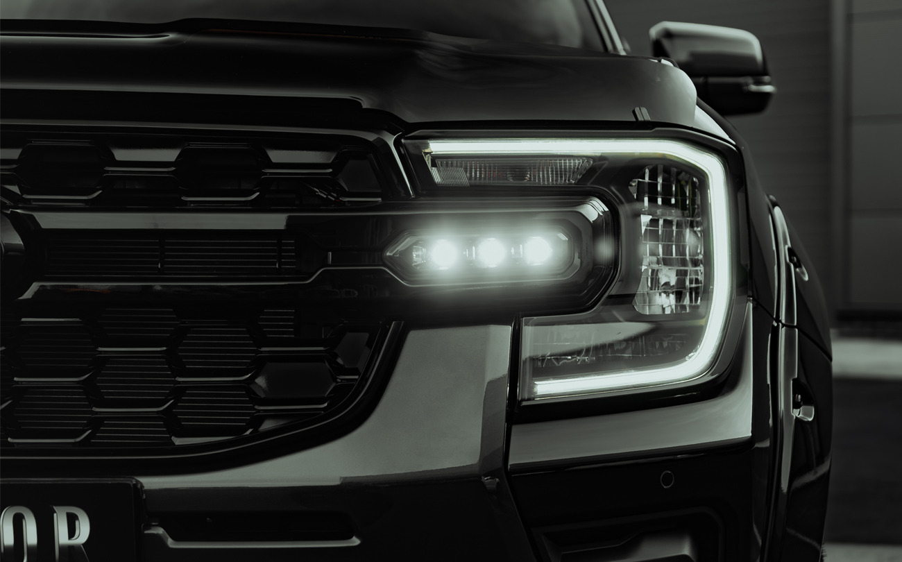 Ford Ranger 2023+ Predator grille with LEDs