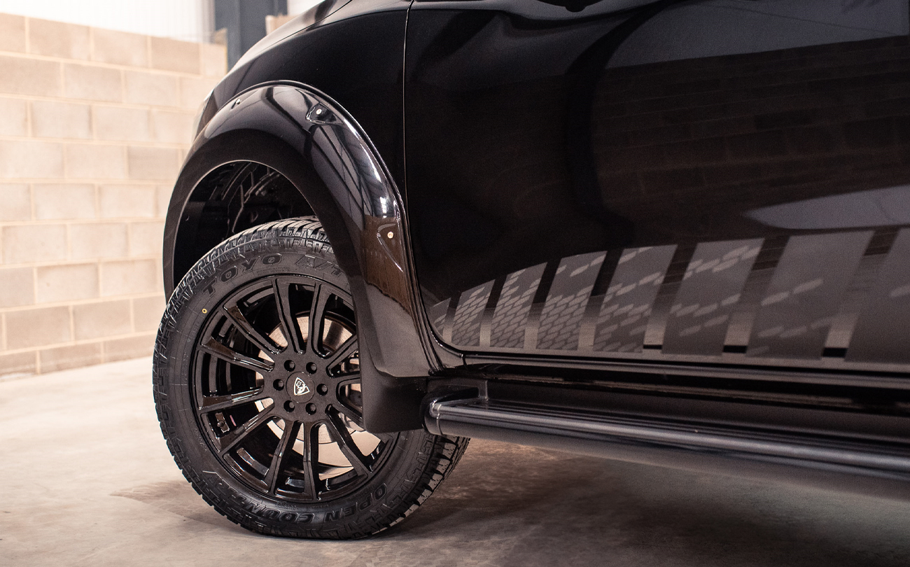 20 inch Predator Denali alloys in black for Navara NP300