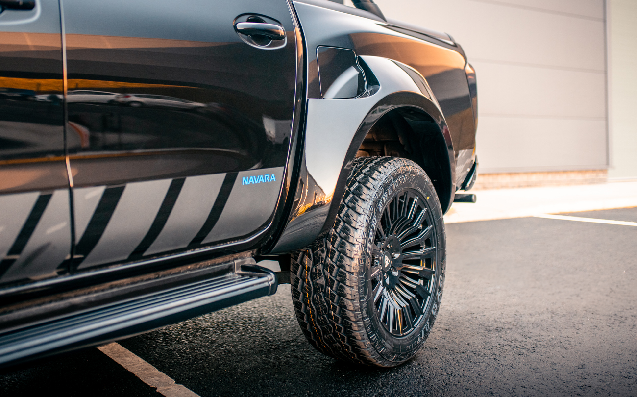 Predator wheel arches and alloy upgrades for Navara NP300