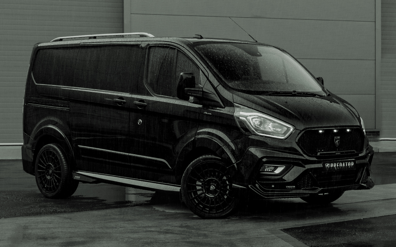 Black Transit Custom 2018-2023 Body Kit by Predator